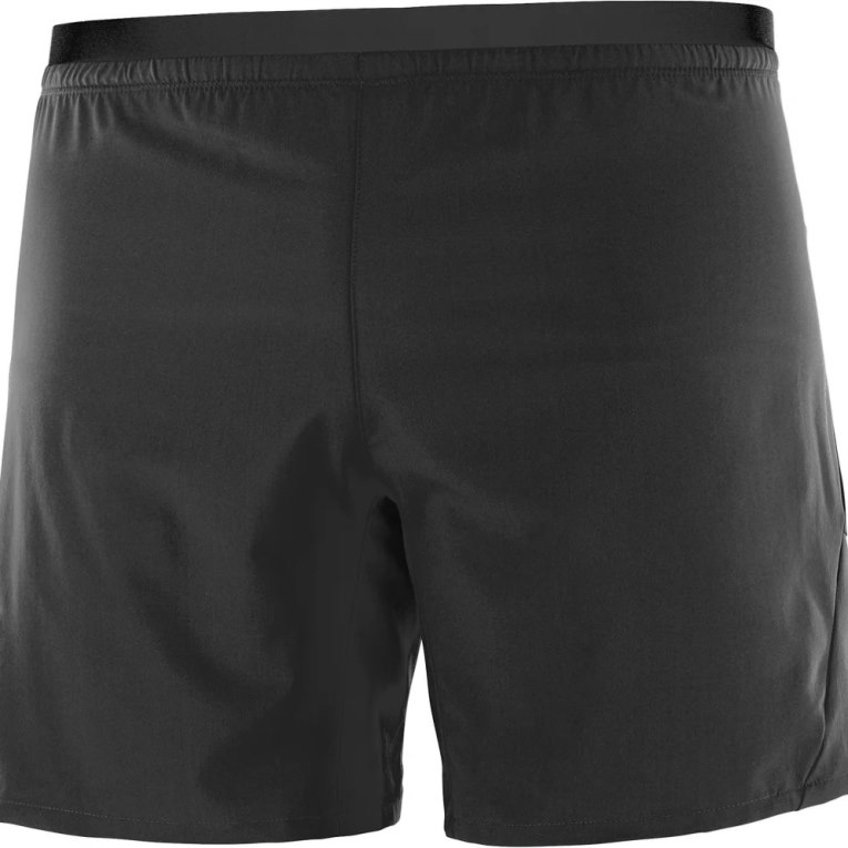 Black Salomon Cross 7'' No Liner Men's Shorts | PH 24936V